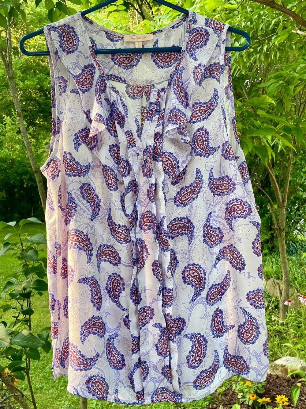 NWOT  Paisley Print Tank